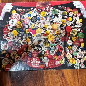 Colorful Button Collection Display